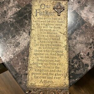 Decorative Religious Wall Plaque